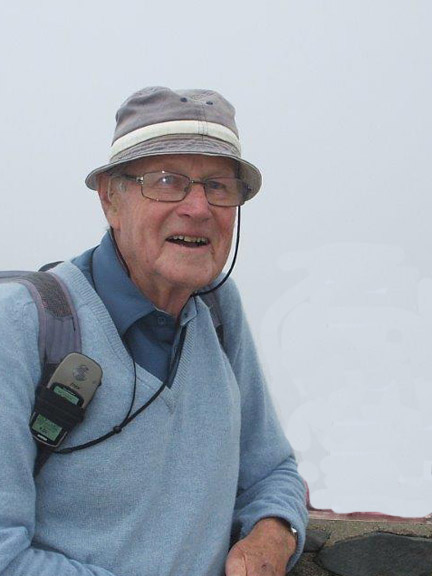 2.Snowdon at 80 & 81
1/9/17. Dafydd at the top. Photo:? Camera: Dafydd Williams.
Keywords: Sep17 Dafydd Williams Ian Spencer