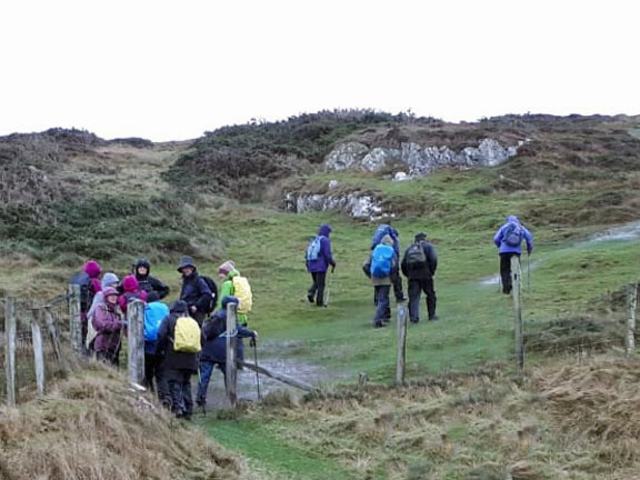 1.Carreg - Mynydd Anelog
8/11/18. Ascending Mynydd Anelog. Photo: Judith Thomas.
Keywords: Nov18 Thursday Ann Jones