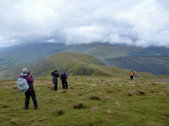 5.Cader Idris
9/9/18. Not long after leaving the summit breaks start to appear in the clouds. 
Keywords: Sep18 Sunday Noel Davey