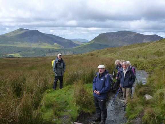 2. Cynghorion
23/9/18. A brief rest by the B walkers on the Snowdon Ranger Path. Mynydd Mawr (right), Y Garn (left), Bwlch Mawr and Yr Eifl centre in the distance.
Keywords: Sep18 Sunday Dafydd Williams