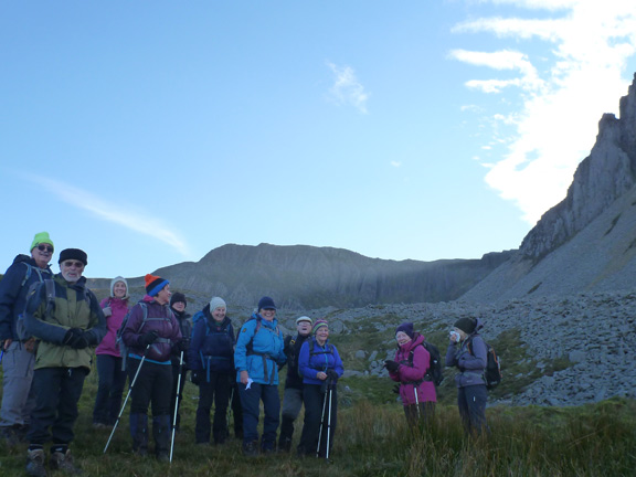 3.Cadair Idris foothills
18/11/18. another 15minutes and we will be at Llyn Cadair and lunch.
Keywords: Nov18 Sunday Nick White