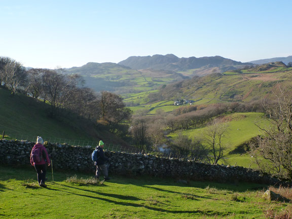 6.Cadair Idris foothills
18/11/18. Nearing our target destination; the Gwernan Lake Hotel. just a couple of 100yds away.
Keywords: Nov18 Sunday Nick White