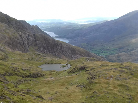 2. Garnedd Ugain
23/9/18. Looking down on Llyn Glas and the lakes close to Llanberis in the background. Photo: Ann Jones
Keywords: Sep18 Sunday Richard Hirst