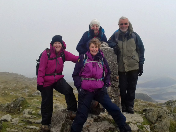 5. Garnedd Ugain
23/9/18. The top of Garnedd Ugain. 3494ft. Photo: Ann Jones
Keywords: Sep18 Sunday Richard Hirst