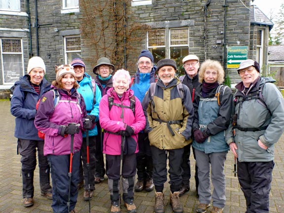 1.Lledr Valley
16/12/18. Starting off from the car park at Plas Penaeldroch Cafe 1.3 miles east of Dolwyddelan.
Keywords: Dec18 Sunday Tecwyn Williams