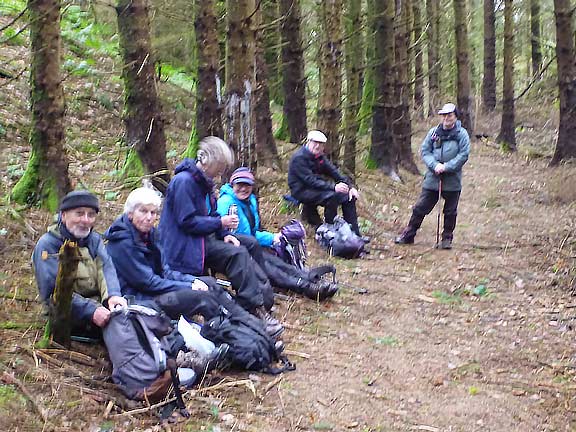 4.Lledr Valley
16/12/18. Morning refreshments very close to Cwmdreiniog.
Keywords: Dec18 Sunday Tecwyn Williams