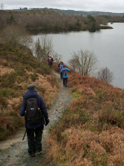 5.Lledr Valley
16/12/18. with lunch over at the Llyn Elsi monument, we head back but this time on the east side of the lake.
Keywords: Dec18 Sunday Tecwyn Williams