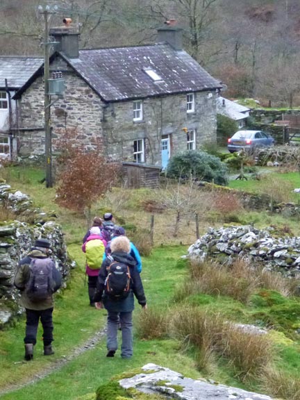 7.Lledr Valley
16/12/18. Passing Tan-aeldroch and rejoining Afon Lledr with our final destination just one mile to the west.
Keywords: Dec18 Sunday Tecwyn Williams