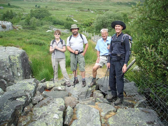5.Nant y Benglog
15/7/18. A very unusual stone bridge before we reach the the path back to Capel Curig. The old A5. Photo: Dafydd Williams.
Keywords: Jul18 Sunday Dafydd Williams