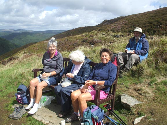 2.Precipice walk - Llyn Cynwch
16/8/18. Lunch break. Photo: Dafydd Williams.
Keywords: Aug18 Thursday Nick White
