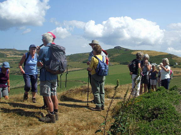 1.Rhiw Coast Path
19/7/18. On top of Mynydd Penarfynydd. Photo: Dafydd Williams.
Keywords: Jul18 Thursday Lis Williams