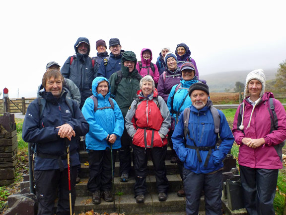 1.Rhyd Ddu to Beddgelert via Cwm Llan
21/10/18. At the start of the Rhyd-Ddu path.
Keywords: Oct18 Sunday Dafydd Williams