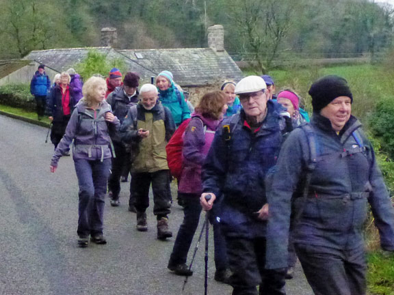 2.Sailors Path
30/12/18. Joining the main road near the Inkermann Bridge / Pont Llidiart-y-Dwr and the Nanhorron Quarry.
Keywords: Dec18 Sunday Judith Thomas