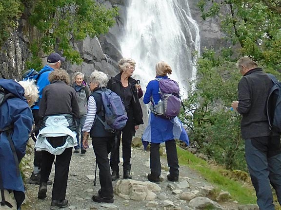 2. Aber Falls
26/9/19. The main falls. Photo: Dafydd Williams.
Keywords: Sep19 Thursday Jean Norton Annie Andrew