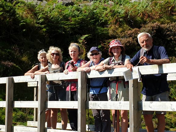 3.Aran Fawddwy
25/8/19.The bridge shot. Another brief respite as we make our way up to the ridge.
Keywords: Aug19 Sunday Hugh Evans