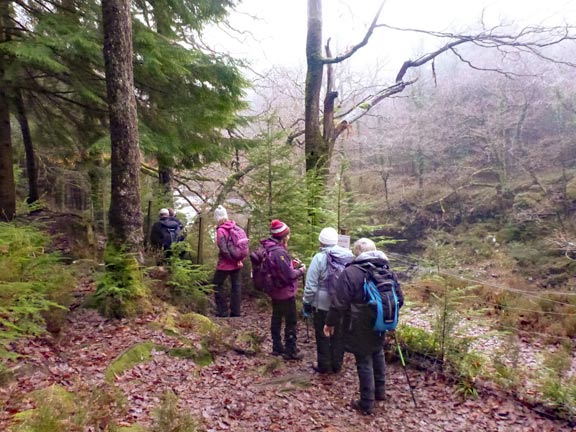 8.Betws-y-Coed - Llyn Sarnau
1/12/19. Back at the Miners' Bridge. Just 0.8 mile to the car park in Betws-y-Coed.
Keywords: Dec19 Sunday Dafydd Williams
