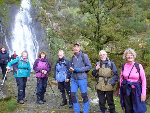 3.Aber Falls / Carneddau
20/10/19. The main falls in full spate.
Keywords: Oct19 Sunday Jean Norton Annie Michael