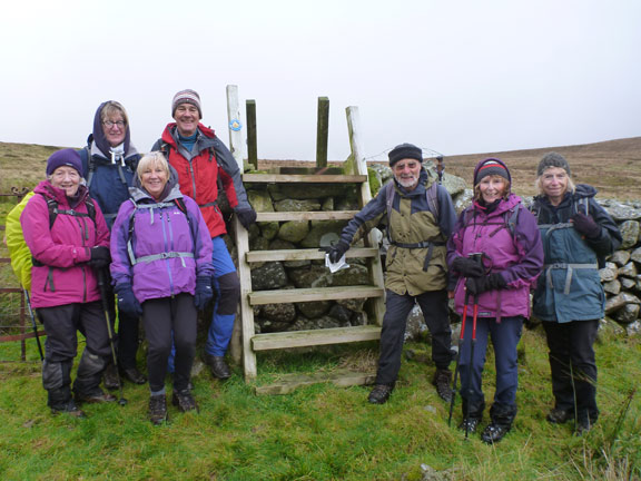 5.Clynnog Hills
17/11/19. One of the newly repaired stiles on the east-west track to Fron Heulog.  Recently repaired by an elite team of our club members, lead by our club secretary.
Keywords: Nov19 Sunday Noel Davey