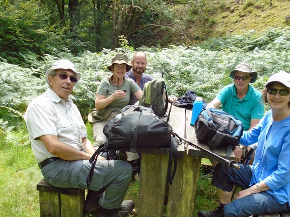 3.Beddgelert - Cwm Bychan
1/8/19. A picnic spot close to Nantmor. Photo: Dafydd Williams
Keywords: Aug19 Thursday Maureen Evans