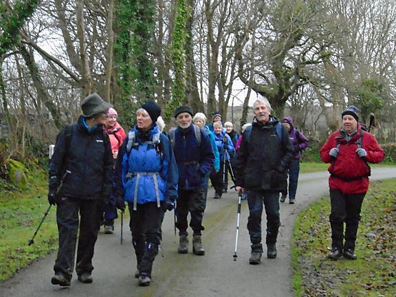 1.Llanbedrog to Rhydyclafdy
19/12/19. Somewhere between Llanbedrog and Rhydyclafdy. Photo: Dafydd Williams.
Keywords: Dec19 Thursday Jean Norton Annie Andrews