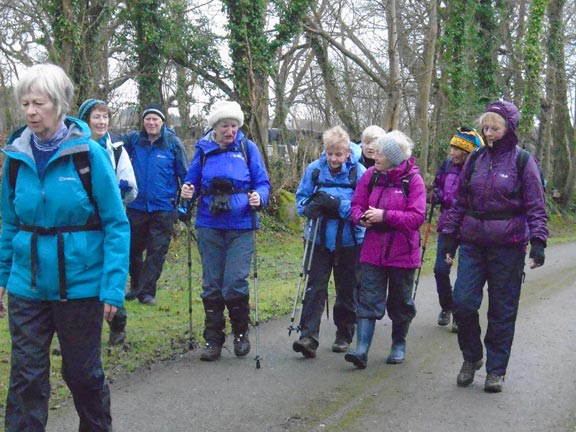 2.Llanbedrog to Rhydyclafdy
19/12/19. Somewhere between Llanbedrog and Rhydyclafdy. Photo: Dafydd Williams.
Keywords: Dec19 Thursday Jean Norton Annie Andrews