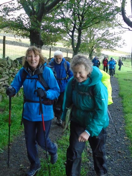 6.Llanfairfechan
11/8/19. Moving off after a tea break near Bryn Derwydd. Photo: Dafydd Williams
Keywords: Aug19 Sunday Kath Mair