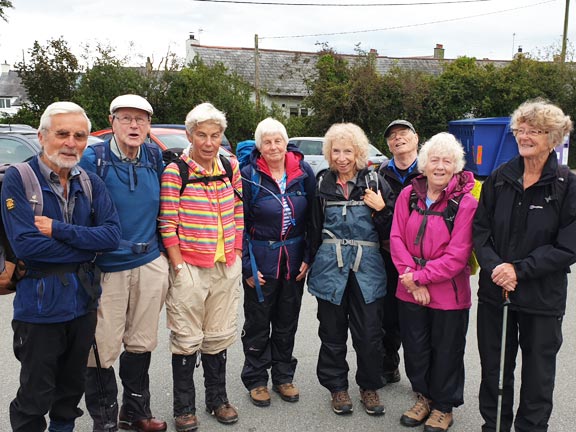 1.Moelfre
22/9/19. Ready to start out from the car park at Moelfre.
Keywords: Sep19 Sunday Dafydd Williams
