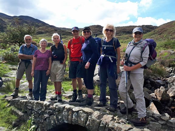 1.Rhinog Fawr
8/9/19. The bridge shot on the path to the steps, which are out of sight in the back ground to the left of the photograph. Photo: Judith Thomas.
Keywords: Sep19 Sunday Noel Davey