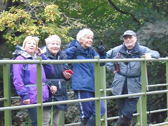 4.Tal-y-bont
20/10/19. The bridge shot. On the footbridge at Felin Cochwillan near a picturesque weir. Photo: Dafydd Williams.
Keywords: Oct19 Sunday Dafydd Williams