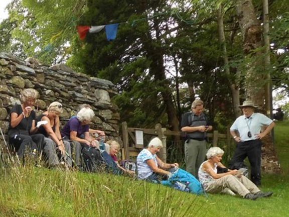 2.Llyn Geirionydd & Llanrhychwyn Church
14/7/19. The picnic lunch. Photo: Gwynfor Jones
Keywords: Jul19 Sunday Dafydd Williams