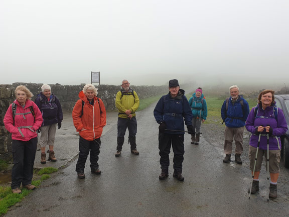 1.Moel Goedog-Bryn Cader Faner, bronze age trail
13/9/20. Setting off from the lay by opposite the Merthyr Farm campsite entrance. Windy with drizzle. Not what the forecast promised.
Keywords: Sep20 Sunday Derek Cosslett