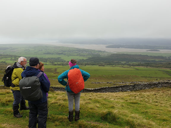6.Moel Goedog-Bryn Cader Faner, bronze age trail
13/9/20. The sun is out, the mist has cleared and we get a lovely view north, of the Dwyryd Estuary, Portmeirion Porthmadog and Borth-y-Gest.
Keywords: Sep20 Sunday Derek Cosslett