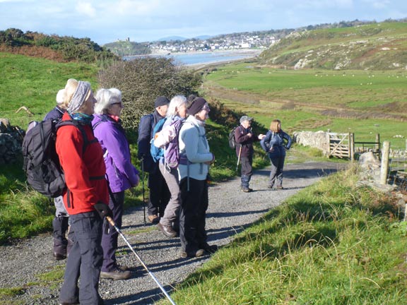 2.Criccieth -Black Rock-Pentrefelin
11/10/20. The first ascent of the day close to Penrhyn Farm on the Wales Coastal Path. Criccieth, our starting point, in the background.
Keywords: Oct20 Sunday Dafydd Williams