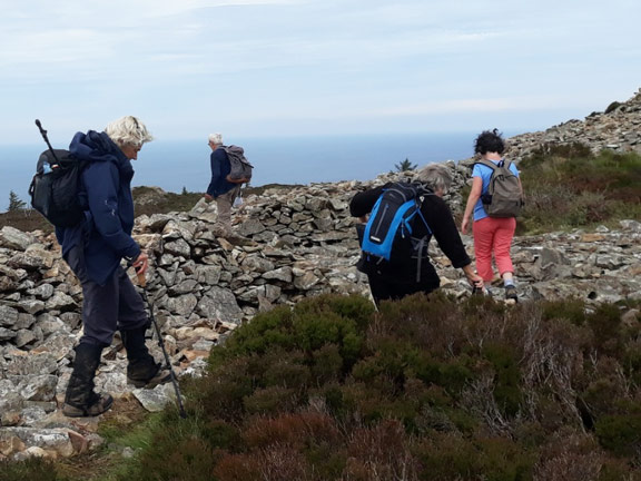 1. Nefyn - Garn Boduan
30/7/20. On top of Garn Boduan. Photo: Eryl Thomas..
Keywords: Jul20 Thursday Noel Davey