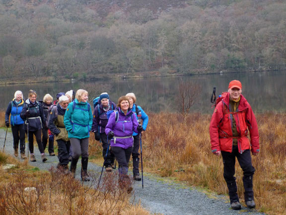 2.Nant Gwynant Loop
29/11/20. progressing along the shores of mirror calm Llyn Dinas.
Keywords: Nov20 Sunday Roy Milnes