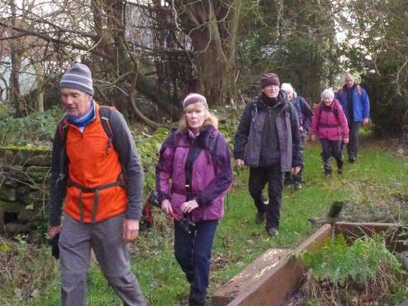 9.Pentrefelin - Craig-y-Gesail
6/12/20. Close to the end of the walk at Cefn-y-meusydd-uchaf. 
Keywords: Dec20 Sunday Eryl Tomas