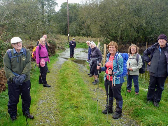 5.Criccieth to Pont Dolbenmaen
4/10/20. A slight flooding problem making access to the bridge to Ystumcedig Farm a challenge which we of course were equal to.
Keywords: Oct20 Sunday Dafydd Williams