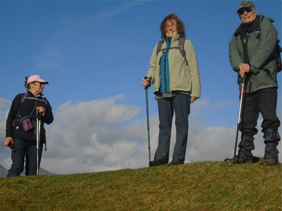 5.Llyn Trawsfynydd-Tomen y Mur  
22/11/20. Members take a turn at the top of Tomen y Mur. Photo: Dafydd Williams.
Keywords: Nov20 Sunday Dafydd Williams