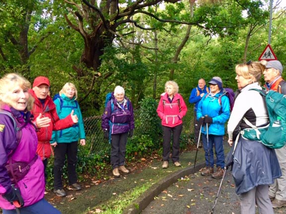 1.Yr Elen
11/10/20. The briefing at the start of the walk in Bethesda. Photo: Judith Thomas.
Keywords: Oct20 Sunday Roy Milnes