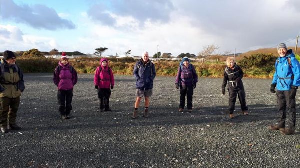 1.Pwllheli/Abererch Hinterland
15/1120. Abererch Sands at the start. Photo Judith Thomas.
Keywords: Nov20 Sunday Ann Jones Meri Evans