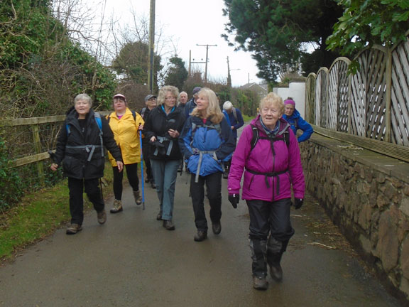 4.Abersoch - Porth Ceiriad
16/12/21. Returning from Porth Ceiriad after lunch. Photo: Dafydd Williams.
Keywords: Dec12 Thursday Meri Evans