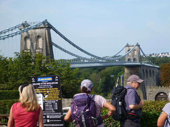 5. Bangor City Circuit
5/9/21. Arrival at the Menai Strait and the Menai Suspension Bridge.
Keywords: Sep21 Sunday Gareth Hughes