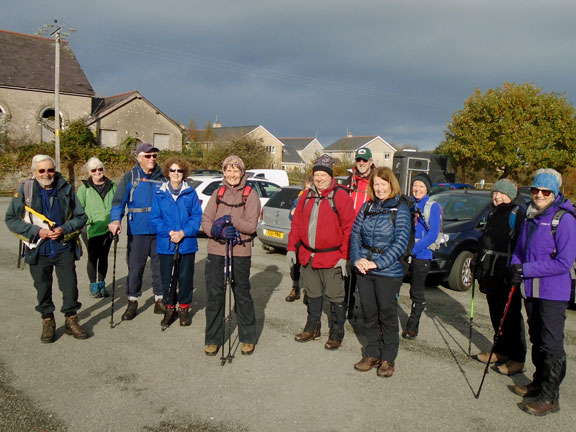 1.Nefyn - Garn Boduan
4/11/21. Starting off from Stryd y Plas car park. Photo: Dafydd Williams.
Keywords: Nov21 Thursday Noel Davey