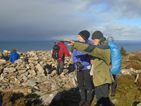 2..Nefyn - Garn Boduan
4/11/21. On the summit of Garn Boduan. Photo: Dafydd Williams.
Keywords: Nov21 Thursday Noel Davey