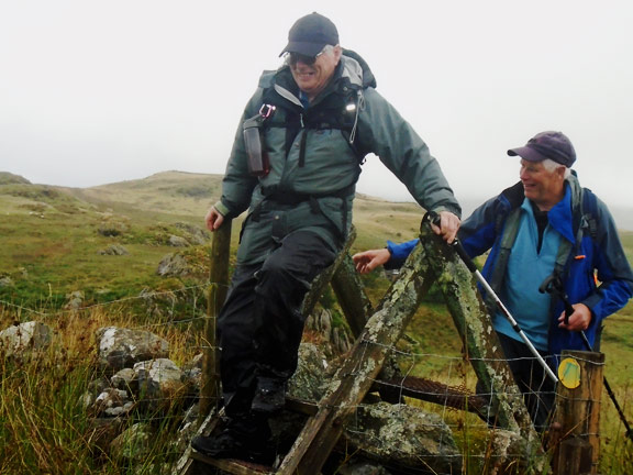3.Garndolbenmaen
19-08-21. Enjoyment is to be had even in these wet conditions.  Photo: Dafydd Williams.
Keywords: Aug21 Thursday Kath Mair