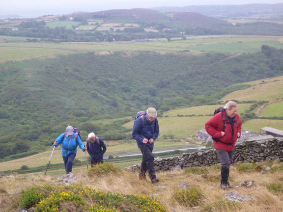 3.Mynytho-Garn Fadryn
8/8/21. Making our way up Garn Bach from the South East.
Keywords: Aug21 Sunday Annie Michael Jean Norton