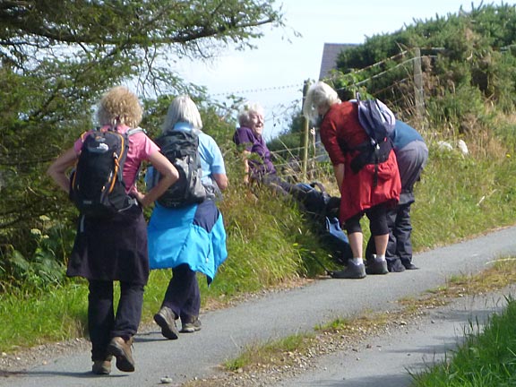 7.Mynytho-Garn Fadryn
8/8/21. While some looked at the church others took the opportunity to take each others waterproof trousers off.
Keywords: Aug21 Sunday Annie Michael Jean Norton