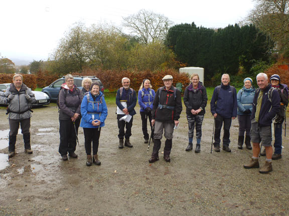 1.Garreg Llanfrothen Circular
18/11/21. The start of our walk; the Brondanw Arm car park.
Keywords: Nov21 Thursday Dafydd Williams