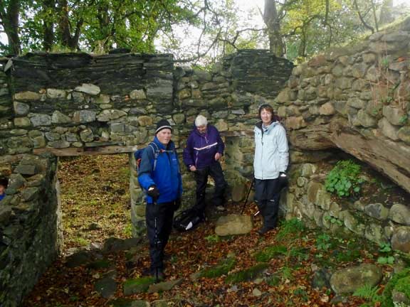 2.Glasfryn Circular
21/10/21. Posing next to a very old fireplace. Photo: Dafydd Williams..
Keywords: Oct21 Thursday Kath Mair