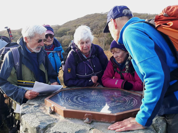 8.Ffestiniog Valleys & Waterfalls
7/11/21. At a beauty spot with its orientation table in the centre of the Dduallt Spiral to the east of Dduallt Station (Ffestiniog Railway) . Photo: Eryl Thomas.
Keywords: Nov21 Sunday Eryl Thomas
